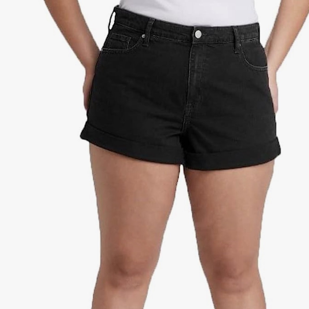 Wild Fable black denim shorts